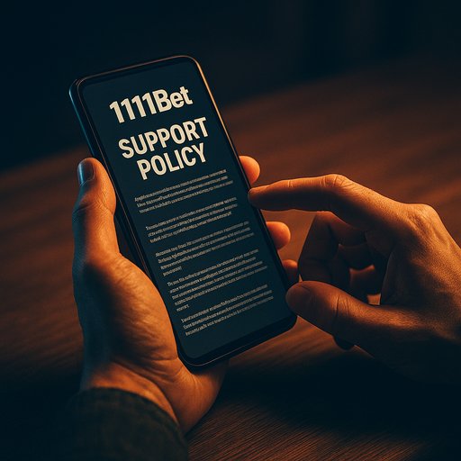1111Bet সাপোর্ট নীতি